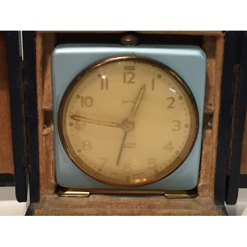 234 - Three vintage travel clocks