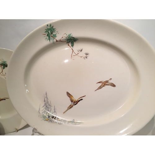 383 - Royal doultan pheasant plates