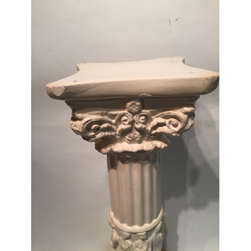 254 - Neo Classical Style  Resin  column 56cm