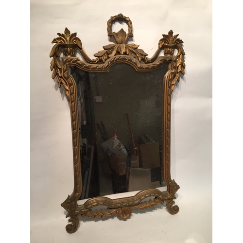 258 - Antique Style Mirror  45cm x 74cm