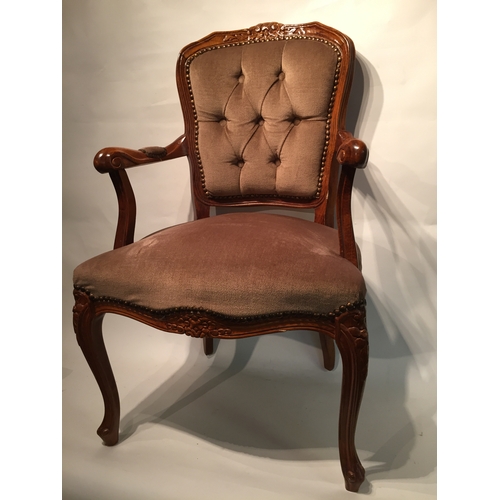 34 - Louis Style chair 55cm x 49cm x 90cm