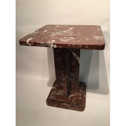 245 - Marble pedestal Stand 35cm x 35cm x 44cm