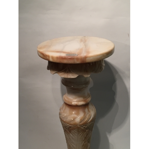 271 - Onyx Pillar plant stand 63cm