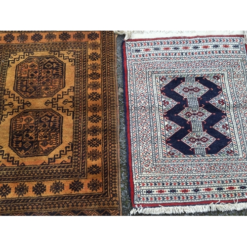 67 - 2 x carpets one measuring 120cm x 79cm the other at 111cm x 72cm