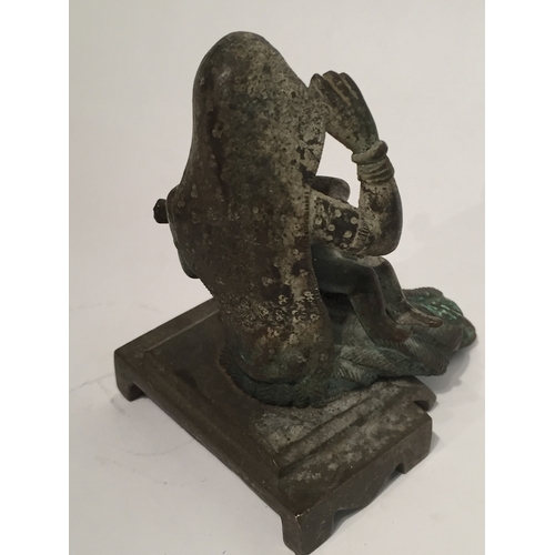 112 - Interesting Bronze Figure Of a Breast Feeding Mother