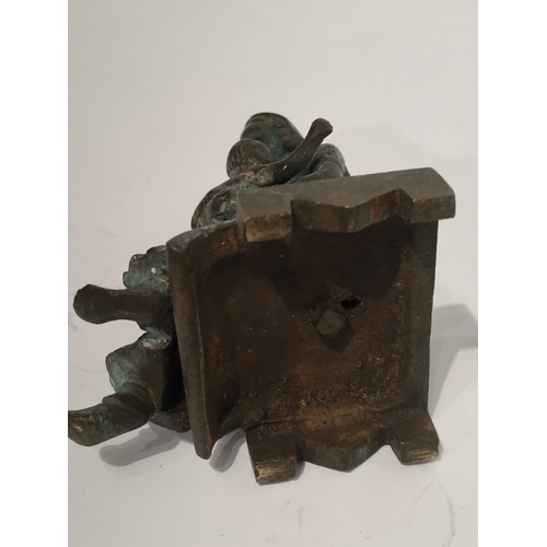 112 - Interesting Bronze Figure Of a Breast Feeding Mother