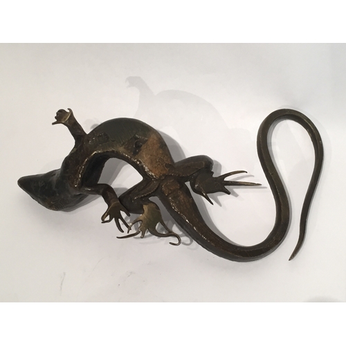 115 - Vienna Style Bronze figure of a lizard