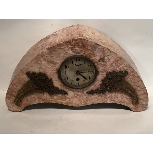 325 - Art Deco Mantle Clock 45cm x 26cm