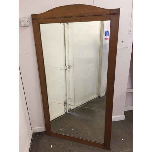 65 - Large hall mirror 94cm x 173cm