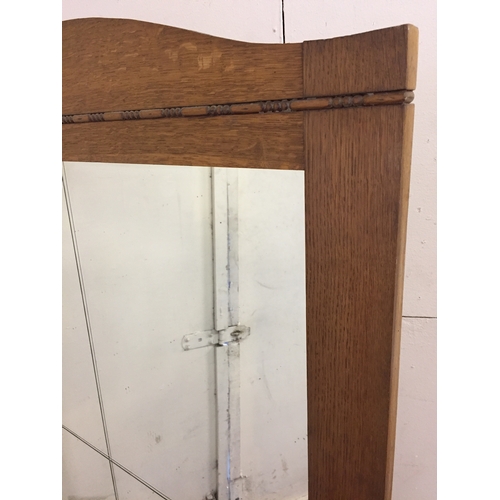 65 - Large hall mirror 94cm x 173cm