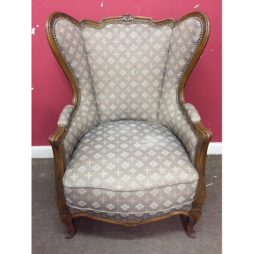 40 - French Wingback chair