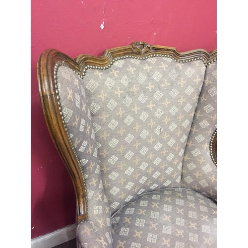 40 - French Wingback chair