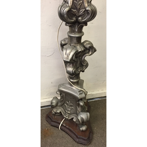 43 - French Metal Standard Lamp 158cm high