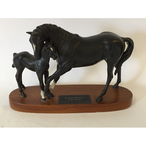 120 - Beswick horse And Foal 