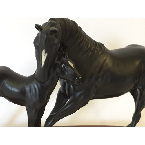 120 - Beswick horse And Foal 