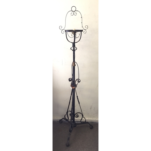 61 - Metal lamp stand 154cm tall