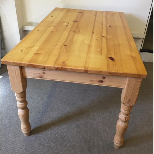 13 - Pine farmhouse table 152cm x 91cm x 78cm