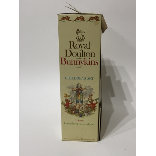 388 - similar to previous lot royal doulton bunnykins box set opened