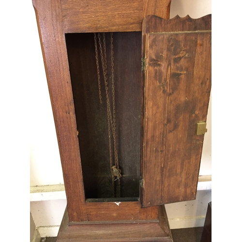 117 - Long case  clock 211cm tall