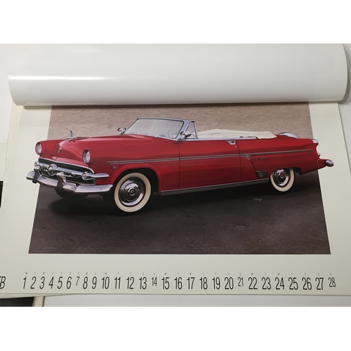 154 - 3 Original  Ford 80,s / 90,s calendars