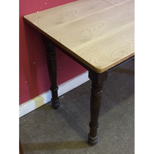 26 - Farmhouse table 61cm x 122cm x 73cm