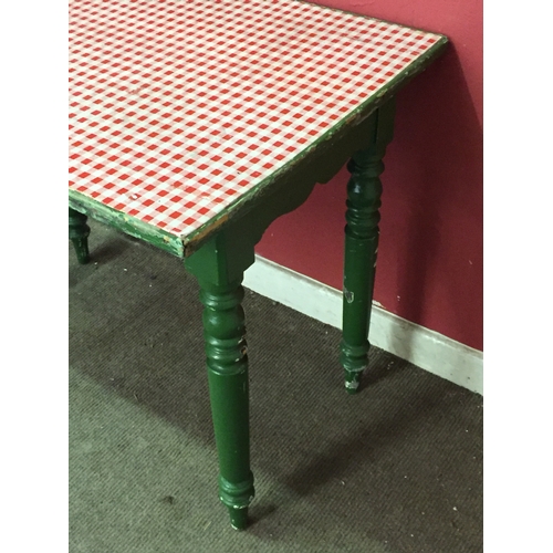 11 - Painted  Farmhouse Table 92cm x 64cm x 74cm