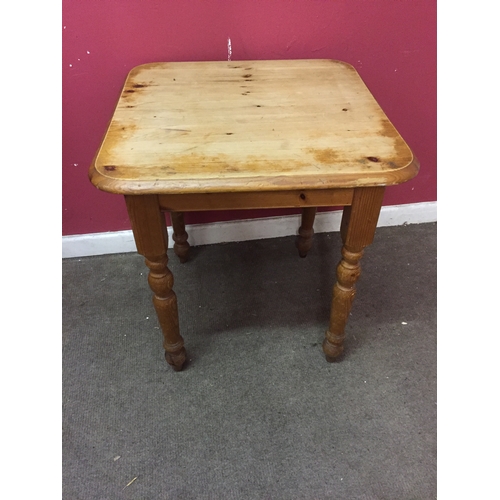 35 - Pine Table 68cm x 68cm x 74cm