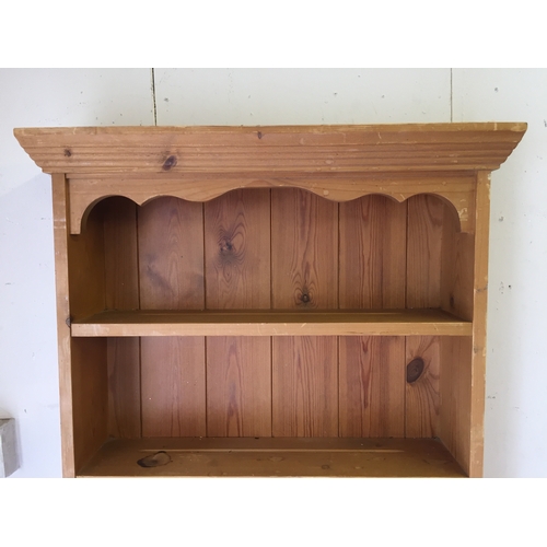 37 - Pine kitchen unit 97cm x 65cm x 18cm