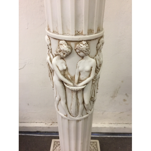 147 - Neoclassical Column 92cm tall