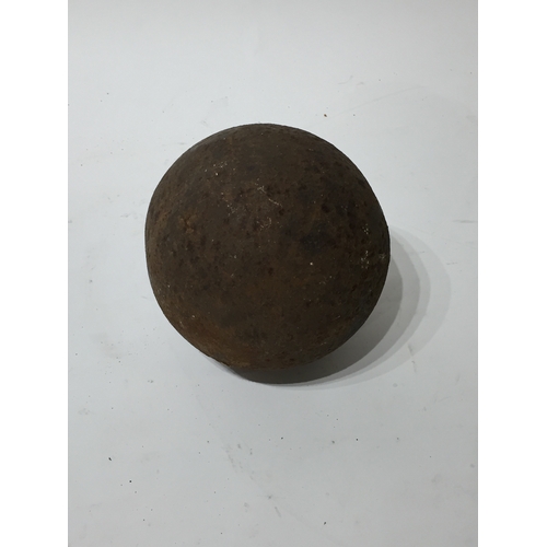 257 - Cannon ball 13cm tall