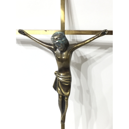 244 - Bronze Or Brass Corpus Christi 45cm