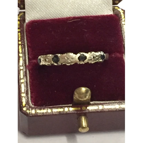 315 - 9ct gold ring size O 1/2