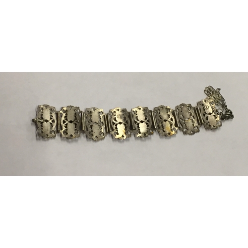 316 - European Silver  Bracelet Possibly Indian