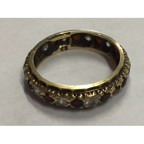 321 - 9ct gold Eternity Ring L1/2