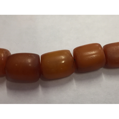 326 - Amber Style Bead Necklace