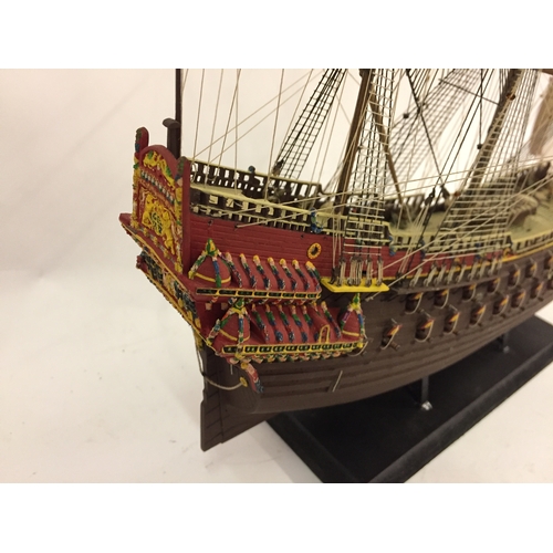 426 - Vasa Model Sail  ship Complete With Rigging And Other Bespoke Parts  47cm x 38cm x 16cm