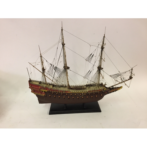 426 - Vasa Model Sail  ship Complete With Rigging And Other Bespoke Parts  47cm x 38cm x 16cm