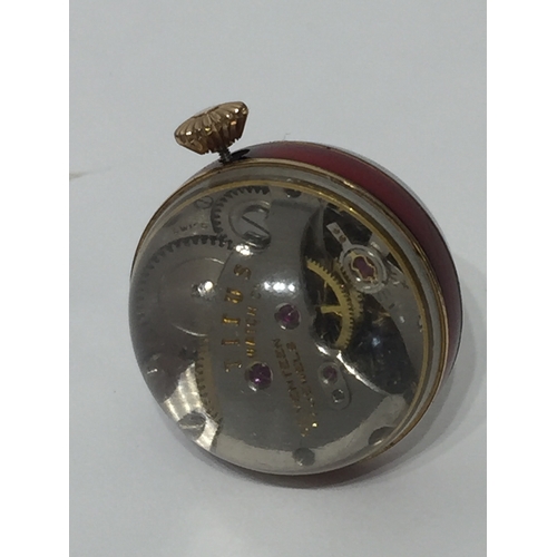 103 - A Miniature Titus 17 jewel bulls eye watch