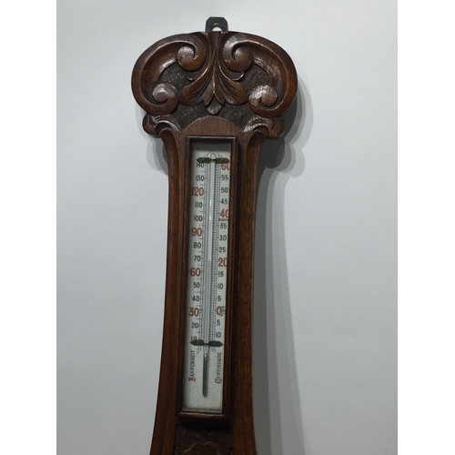 118 - A banjo barometer by w .mansel lincoln