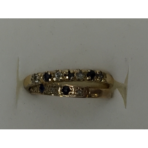 149 - 9ct Gold Ring Along With Another Gold Coloured Ring (2)