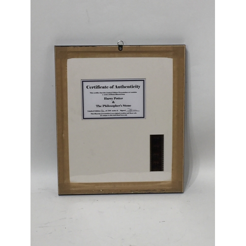 265 - Original framed limited edition film cell of harry potter and the philosophers stone with certificat... 