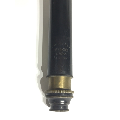 295 - Brass Military Telescope Mk 1898 No 035 65cms long