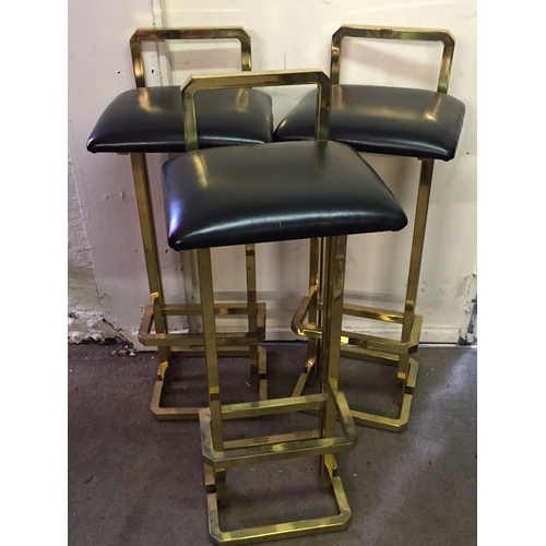 52 - 3 Retro Bar Stools