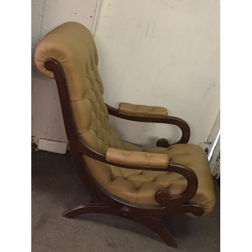 59 - Vintage Leather Lounge Chair