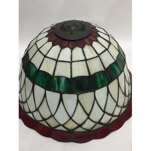 71 - Tiffany style lampshade  38 cms diameter