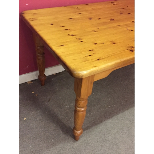 5 - Pine Farmhouse Table 184 x 92 x 77 cms