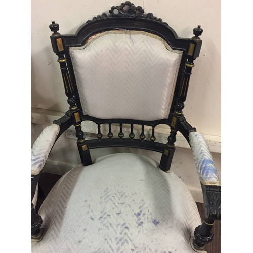 57 - 2 Carver Classical Style Arm Chairs