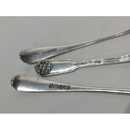 136 - 3 X Georgian Silver Spoons