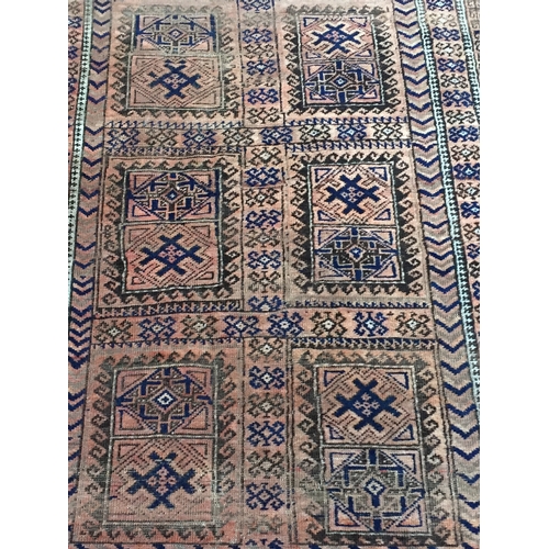 249 - Hand Knotted Rug 222 x 120 cms