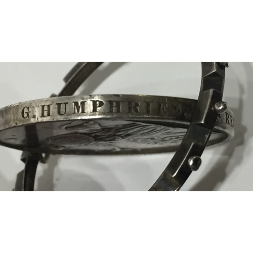 206 - Indian Mutiny Medal Named To G Humphries Mounted As A Brooch